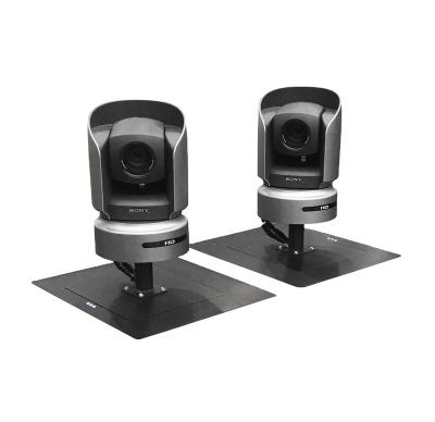 China Desktop Hidden Camera Mount Surveillance For Conference Room Double CCTV Camera Mount Camera Lifting Mechanism Customized for sale