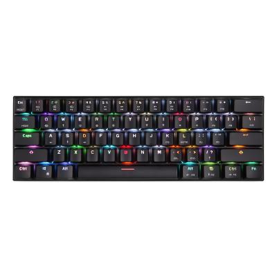 China Motospeed K61 RGB (Kailh Box Switch) Plug-and-Play Backlit Computer Keyboards Injection Dual Keys for sale