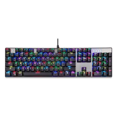 China Ancreu Motospeed CK104 RGB Gamer RBG Plug and Play Keyboards Backlit Mechanical Keyboard (Russia Layout) for sale