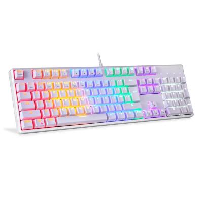 China Ancreu Motospeed K96 Mechanical Backlit Keyboard Laser Side Camouflage Laptop Plug and Play Keyboard for sale