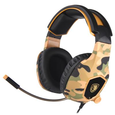 China Headband Gamer Headset SADES Microphone Wired Stereo With For Computer Laptop-Tablet SA818 Headset for sale