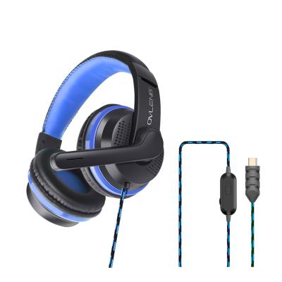 China Earphone Ancreu Gaming Headset With Type-C Ovleng U200 For Smartphone With Type-C Interface Custom Gaming Headset for sale