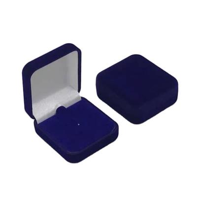 China Small square  Hard Gift Packaging Box Lapel Pins Packing Velvet Box for sale