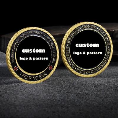 China Round Custom Bronze Coins Customized Size Personalized Gold Coins for sale