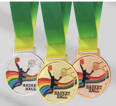 China Round Spinning Race Custom Medals Velvet Embroidered Personalized Race Medals for sale