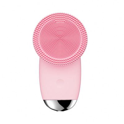 China Silicone Cleansing Brush Beauty DEEP CLEANSING Facial Detergent Vibrating Electric Face Cleansing Brush for sale