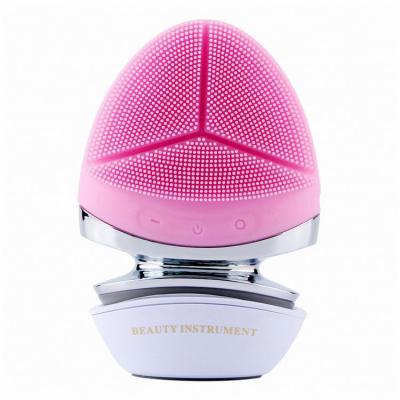 China Beauty Care Device DEEP CLEANSING Cleansing Facial Massage Sweep Vibrating Electric Facial Cleanser for sale