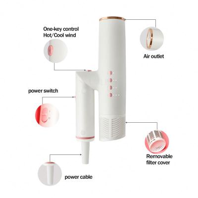 China Professional Concentrator Foldable Nozzle AC Motor Hair Dryer Salon Hair Dryer for sale