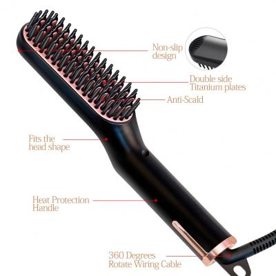 China Automatic Universal Global Hair Comb Professional Tension Curler Hair Straightener for sale