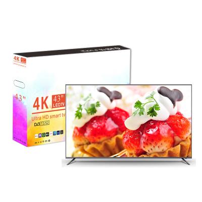 China Home / Hotel / Borderless 4K Smart TV Project TV 43inch Ultra HD LED TV 43 inch Fullscreen Display for sale