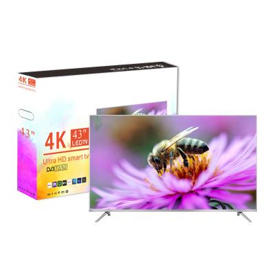 China Home / Hotel / Project TV 43 Inch Tempered Television Ultra HD 4K LED TV Smart TV LCD TV 43 Inch for sale