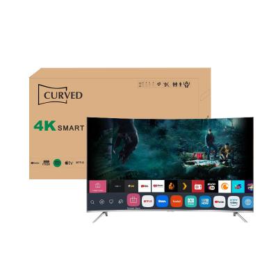 China Home/Hotel/Project TV Hitv 50inch Curved TV 4K 50 Inch Smart TV Android WebOS Smart TV for sale