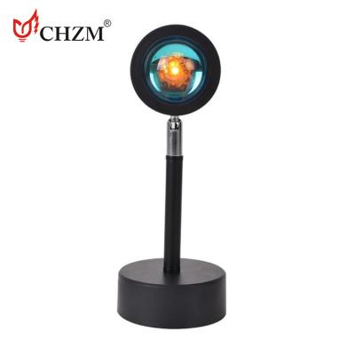 China 2021 New Colorful Indoor Projector Table Lamp Downlights Usb Led Sunset Projection Light for sale