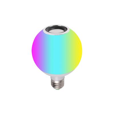 China Modern Wireless Remote Smart Bulb Multi Color Music Speaker E27 RGB Lamp Music Speaker 4.0 Smart Led Bulb Light 4.0 for sale