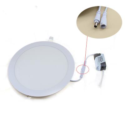 China 2021 Modern Hot Sale Slim Led Ceiling Lamp Recessed 12w Round Led Panel Light for sale