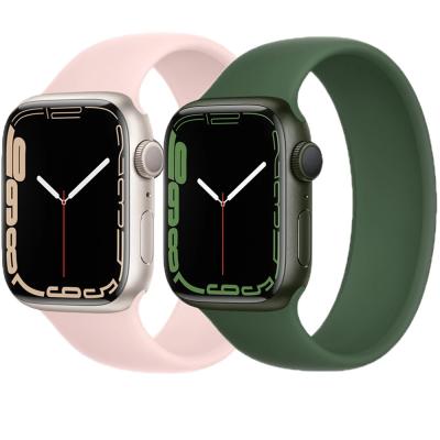 China Fanshion Solo Buckle For Apple Watch Band 44mm 40mm 45mm/41mm 38mm iWatch Series 5/4/3/SE/6/7 Elastic Strap 42mm for sale