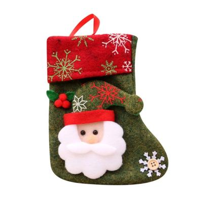 China Christamas Home Decoration Christmas Stocking Christmas Tree Christmas Sack Decorative Hanging Gifts Bangs Festival Decor Lovely Candy Sack Christmas Ornaments for sale