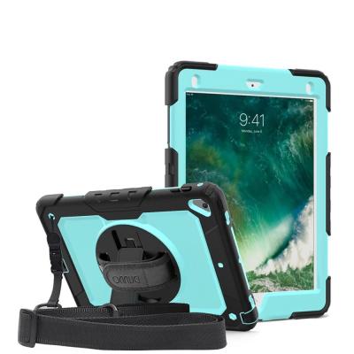 China 360 Heavy Duty Case 9.7 For iPad Air 2 Case Cover 2018 5th Generation iPad 2017 6th Generation Cover Hand Strap for sale