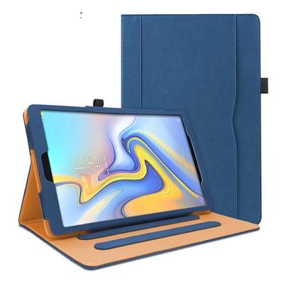 China 360 Protection Premium Leather Case For Tablet Samsung Tab A 2018 Samsung Galaxy Tab 10.5 Cover Samsung Tablet Cover SM-T590/T595/T597 for sale