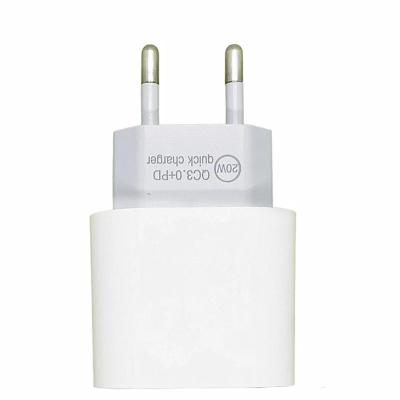 China 20W PD USB C Fast Charger+Cable EU/US/UK Charger For Iphone 12 Pro Max Fast Charger 12 Mini 11 Type C For Xiaomi MI 11 Fast Charging Adapter for sale