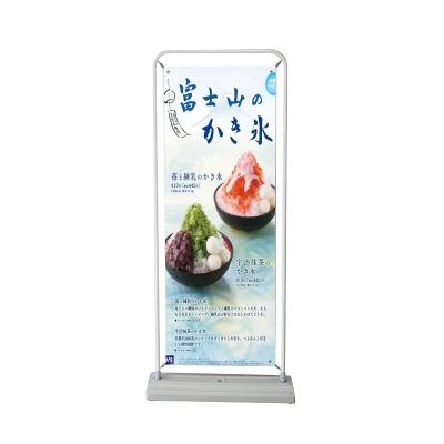 China Advertising door type banner display display water injection roll stand 60*160 80*180cm for exhibition activities for sale