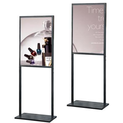 China Waterproof Event Promotion Display Poster Stand Iron Display Poster Holders for sale