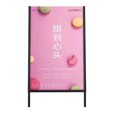 China Waterproof+Eco-friendly Advertising Stickers Equipment Stand Up Shape Poster Standee for sale