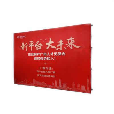 China Easy Foil Pop Up Portable Folding Backdrop Stand Fabric Display for sale