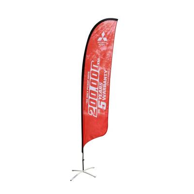 China Digital Outdoor Hanging Beach Flagpole Teardrop Banner Knife Flag Printing Advertising Hanging For Activities Promotion for sale