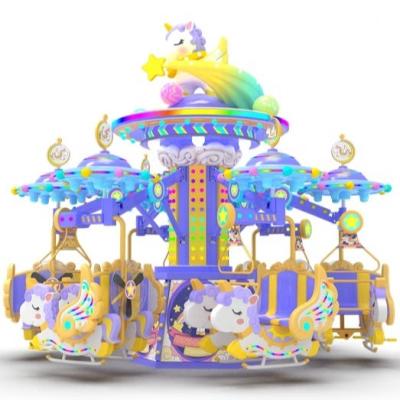 China Factory supply attractive price outdoor metal ride carousel made in china for sale