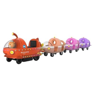 China Automatic Metal Loader Smart Kindergarten Kids Electric Train Amusement Park Rides for sale