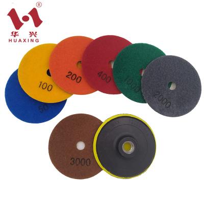 China Factory Price Granite Diamond Dry Polishing Pad For Highlight Marble Stone Non-Scorch Floor Polishing Pads for sale