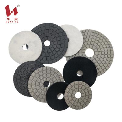 China Granite Slab Huaxing Polish 100mm Granite 4inch Final Polishing Marble Pad for sale