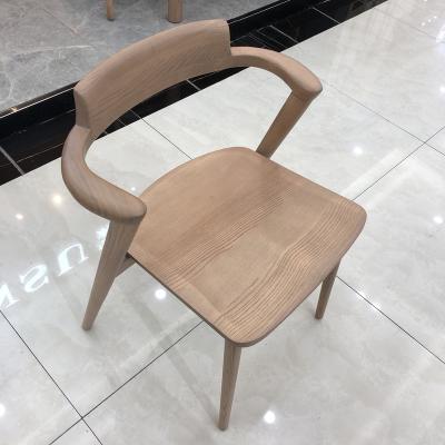 China Modern Solid Wood Dining Chairs In Restaurants Armchair Leisure for sale