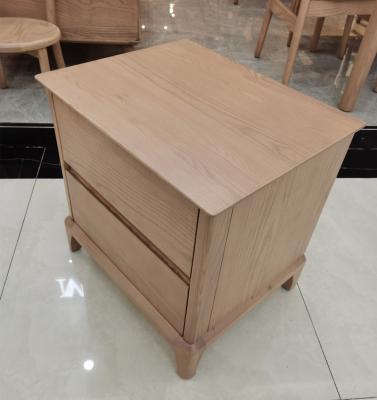 China Modern Simple All-solid Wood Storage Bedside Cabinet Side Cabinet Bedroom Locker for sale