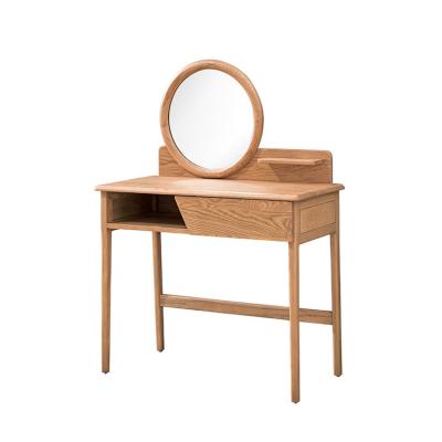 China With Drawer Girl Solid Wood Dressing Table With Mirror Dressing Table Bedroom Dressing Table Storage Fashion Drawer Nordic Small Luxury for sale