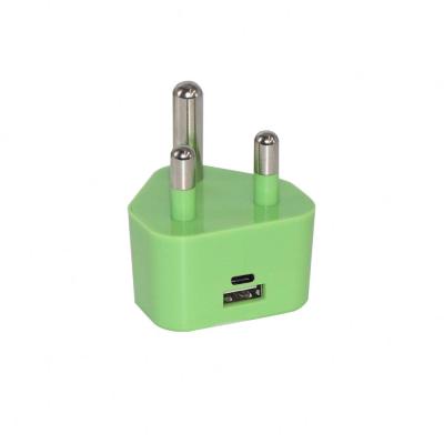 China Mobile Type C2 Port 9v 3a Wall Charger Mobile Phone Usb C 5v South African Fast Charging Adapter for sale