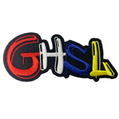 China Wholesale 3D Letter Patches Embroidery Custom Embroidery Patches For Apparel Embroidery for sale