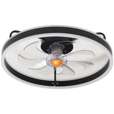 China Modern Black White Cheap Ceiling Fans With LED Lights New Coming 2022 for sale