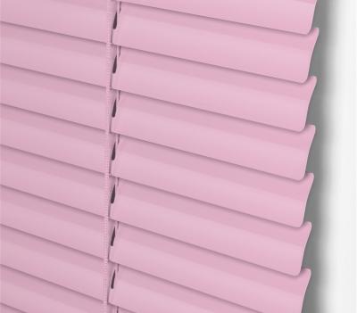 China High Quality Industrial Series Colored Pink Manufacturer Shiny Aluminum Blinds Waterproof Easy Cleaning Venetian Blinds For Window for sale