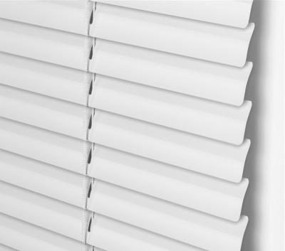 China Industrial Manufacturer High Quality Minimalist White Glossy Aluminum Blinds Waterproof Easy Cleaning Venetian Blinds For Window LOW MOQ for sale