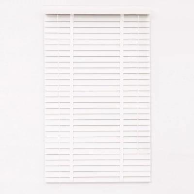 China Industrial high quality white aluminum faux wood blinds waterproof venetian blinds for windowManufacturer for sale