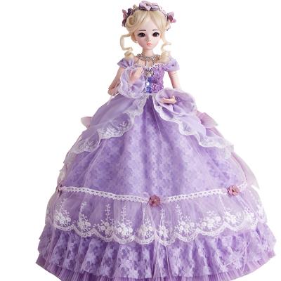 China 2022 New Wholesale Custom Classic Action Figures Princess China Wigs Child Vinyl Interactive Bjd 60cm Baby Doll For Girl for sale