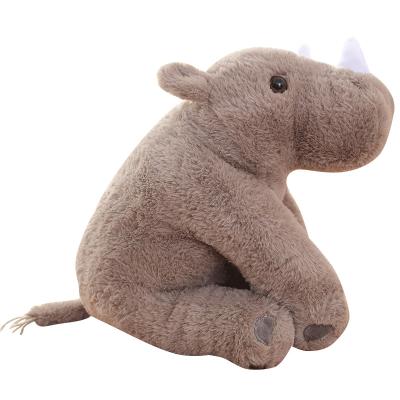 China 2022 Wholesale Hot Selling Rag Adults Game New Custom Boy Rhino Kids Interactive Soft Doll Kids Baby Stuffed Animal Other Toys for sale