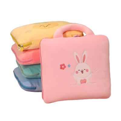 China Child Home Wholesale Bed Pillow Plush Comforter Factory Printing Baby Polyester Microfiber Four Seasons Animal Silk Quilt for sale