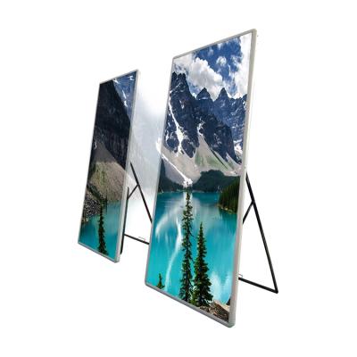 China OEM Indoor Super Thin Advertising Led Stand Movie Poster Display for sale