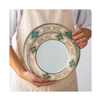 China Large Sustainable Discount Dish Dishes Dinnerware Set Ceramic And Dishes Ceramic Bowl And Dinner Plate Set Ceramic for sale