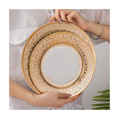 China 2022 Selling Ceramic Dishes Hot Nordic Ceramic Ceramic Dinner Dishes Dishes For Wedding for sale