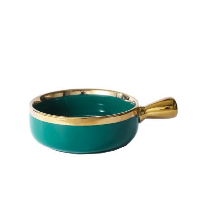 China Sustainable Luxury Ceramic Bowl Salad Bowl Noodle Cooking Bowl For Breakfast for sale