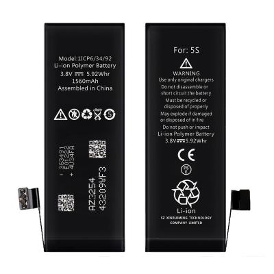 China iPhone 5s Mobile Phone Battery Original Mobile Phone Battery Original Sale 0 Cycle Time Digital Mobile Phone Lithium Ion Batteries Hot Price for sale